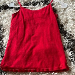 red tank top